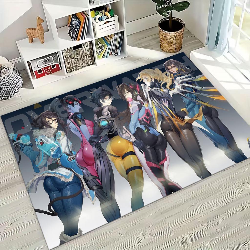 Игра OW Overwatch D.VA Мэй Жнец Мультяшный 3D Ковер для Спальни Гостиной Дивана Домашний Придверный Коврик Декор, Большой Детский Нескользящий Напольный Коврик