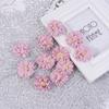 10PcsChrysanthemum Artificial Flowers Head Silk 4cm Fabric Flower For Wedding Decoration DIY Brooches Handmade Craft Accessories