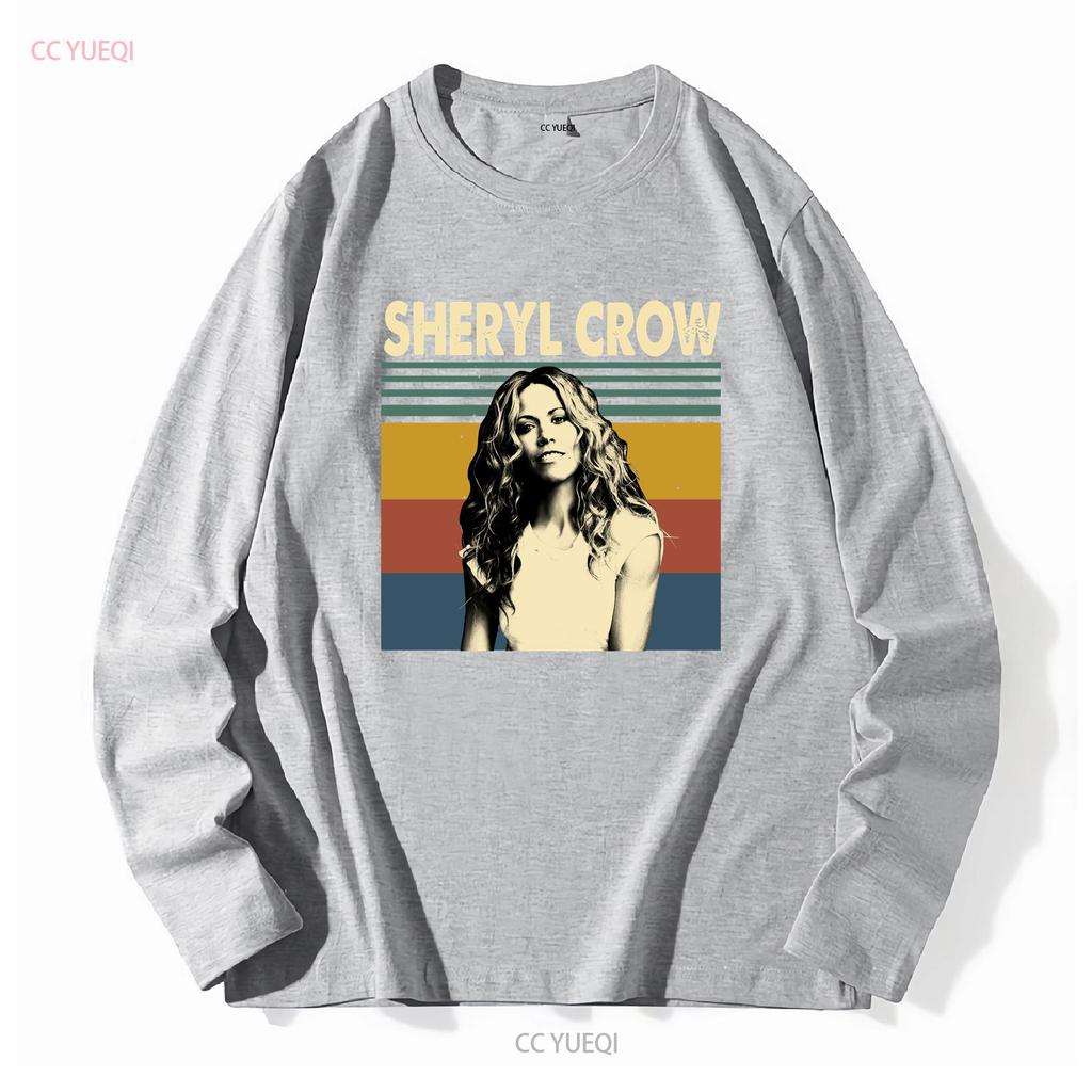 Sheryl Crow American Musician Vintage Retro T Shirt vintage Washed Stretched Casual Comfortable Slightly Soft fashion graphic