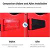 US Flag Exterior Door Hinge Cover Trim For Jeep Wrangler JK 2007-17 Accessories