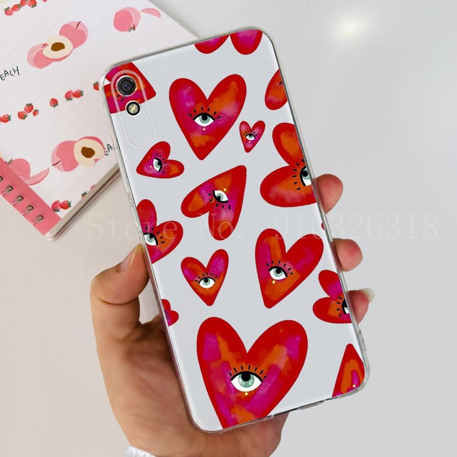 For Xiaomi Redmi 9A Case Stylish Painted Cover Soft Silicone Phone Case For Xiaomi Redmi 9AT 9A Redmi9A Back Cover 6.53'' Bumper