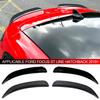 2Pcs Car Rear Spoiler Extension Lip Fins Tail Wings Carbon Fiber Auto Roof Spoiler For Ford Focus ST Line Hatchback 2019-2024