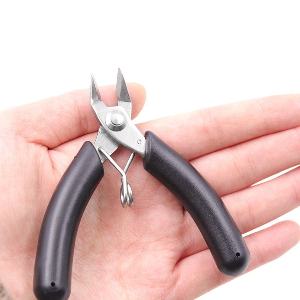 Steel Jewelry Pliers Trumpet Model Pliers Diagonal Pliers Nippers Toothless Sharp Nose Pliers