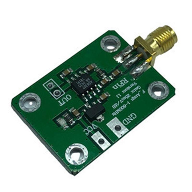 Trendy! AD8307 RF Power Meter Logarithmic Detector Power Detection 1-600MHz RF Detector Power Meter