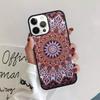Чехол для телефона ретро-цветочный с мандалой и подсолнухом Для iPhone 17 Air 15 16 14 13 12 Pro Max 11 Pro Max Plus Coque
