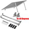 Кронштейны для крепления солнечных панелей, алюминиевый сплав, держатель для плоской крыши, наклон фотоэлектрической панели на 15-30 градусов, регулируемый кронштейн