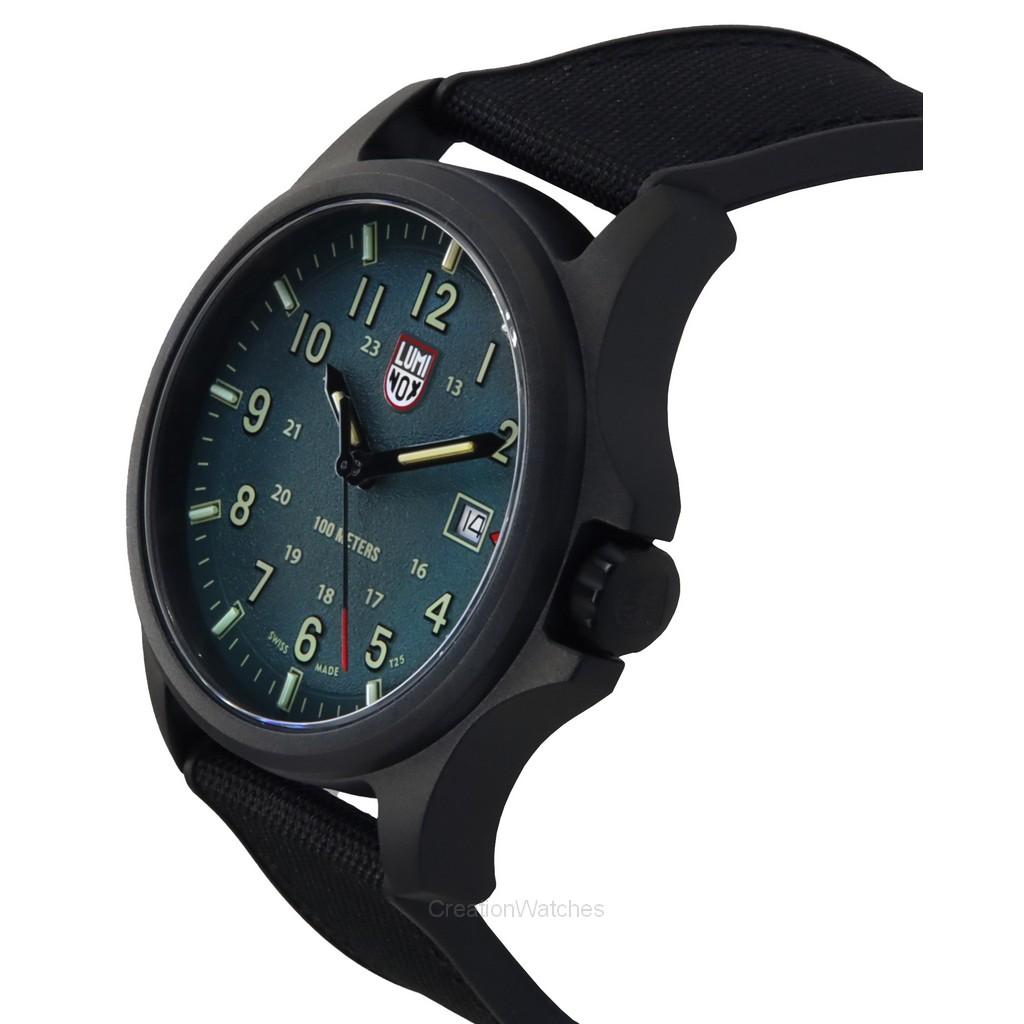 Luminox Atacama Field каучуковый ремешок зеленый циферблат кварцевые часы XL.1977 100M мужские часы