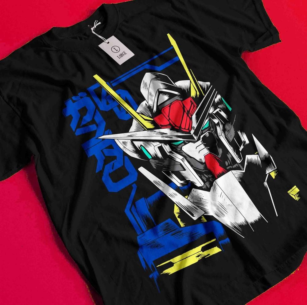 Gundam Shirt New Anime Tshirt Mobile Suit RX 78 Robot T-Shirt Manga Warrior Tee AA74