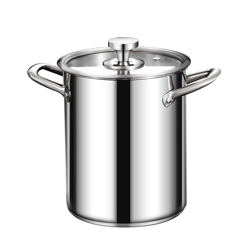 Сковорода большой емкости из нержавеющей стали марки 304 с корзиной — углубленная и высокая для универсального приготовления блюд