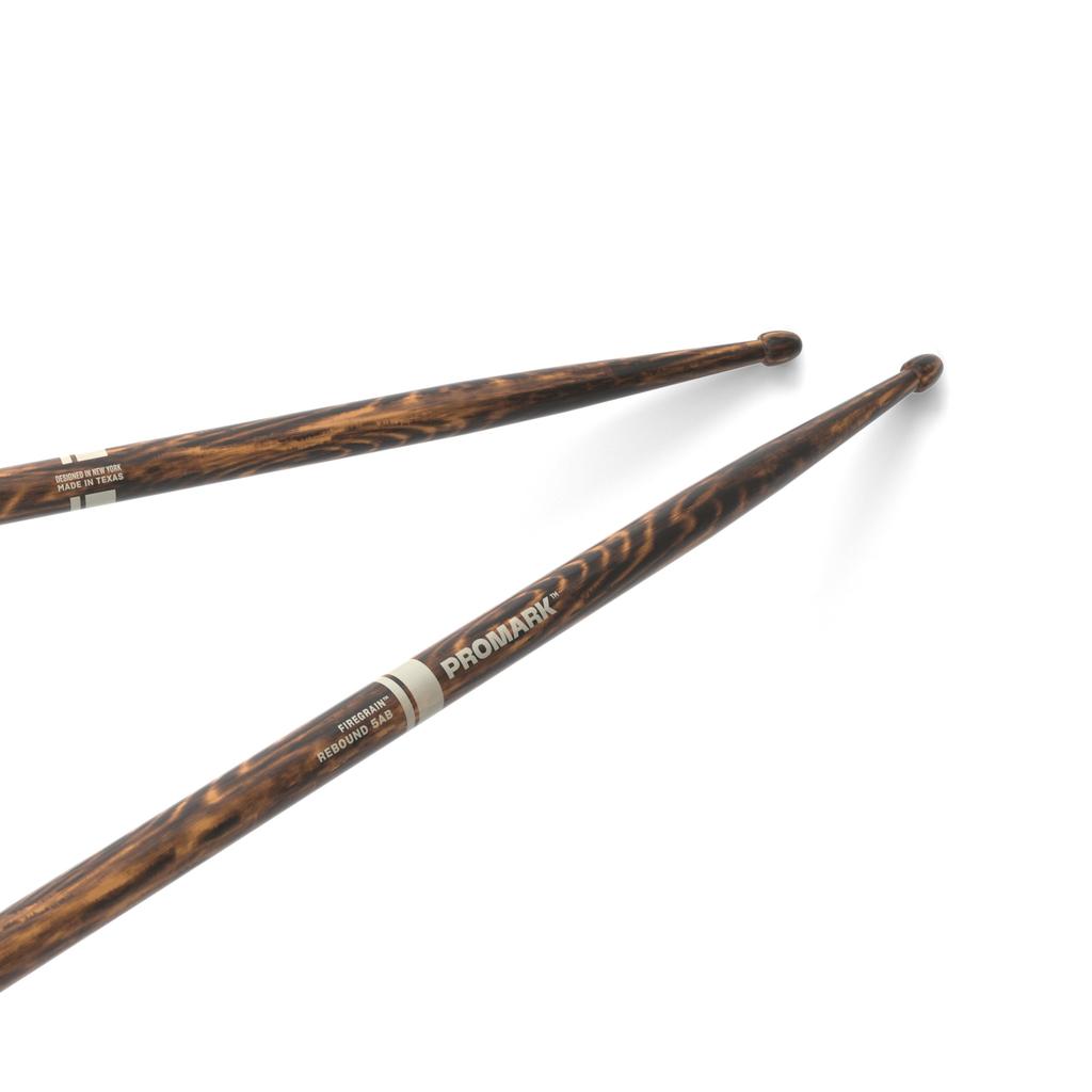 PROMARK Rebound Series Hickory Fire Grain Drumsticks, 5AB (R5ABFG) (406.4 X 14.7mm)
