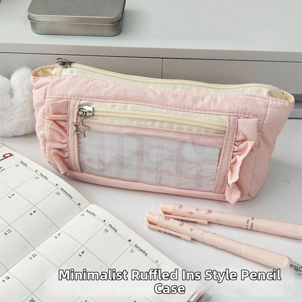 Trendy Large Capacity Pencil Case Cute DIY Ita Bag Pencil Storage Bag Portable Creative Makeup Bag Kids Gift