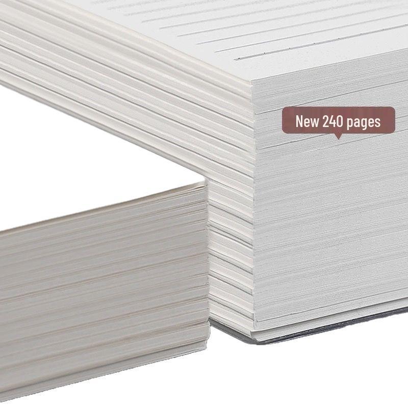 Толстый блокнот в клетку формата A5/B5 для средней и старшей школы: Большой, Прочный, Простой Дизайн