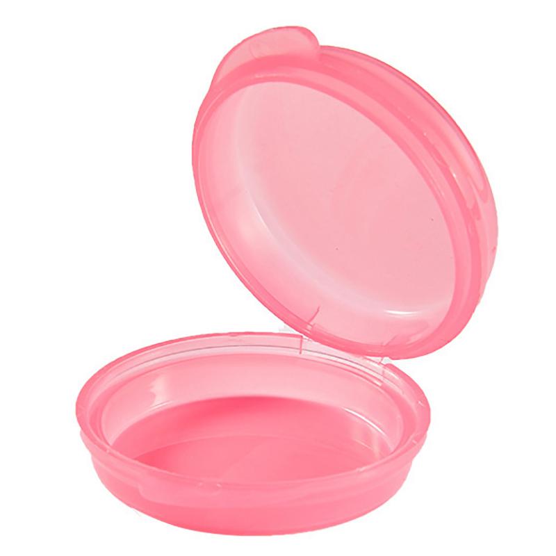 1 шт. Мини круглая пластиковая коробка Коробка для хранения таблеток и украшений Контейнер Коробка для хранения Портативная дорожная коробка для хранения