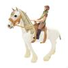 Animal Model Horse Action Figure PVC with Saddle Simulation Playset Wildlife Statue Educational Toy