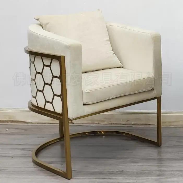 Стулья для гостиной в скандинавском стиле, тканевое легкое роскошное одноместное кресло для отдыха, мебель для гостиной, простое удобное кресло со спинкой