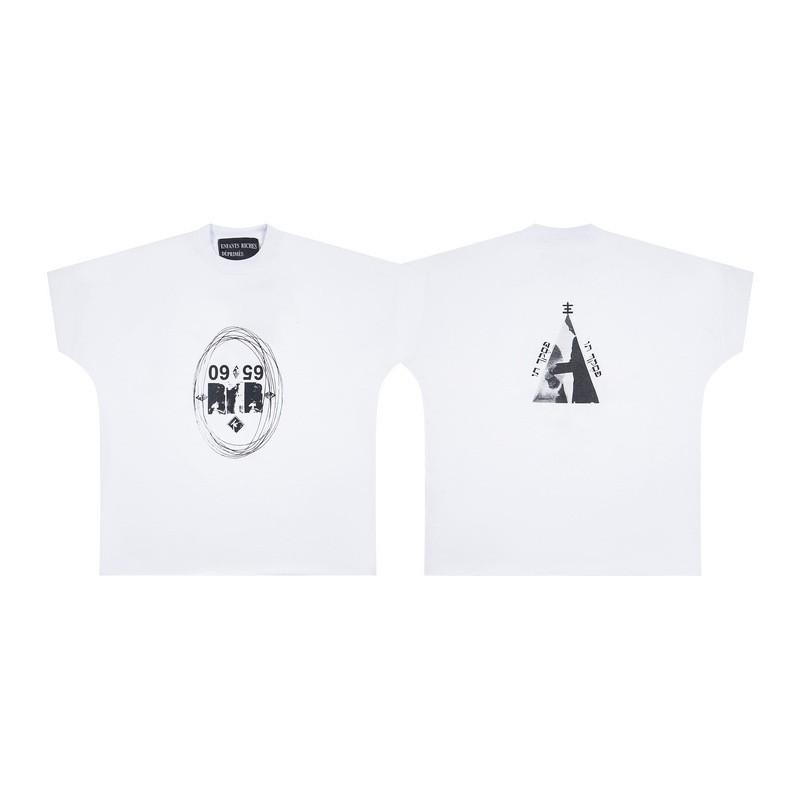 2025 Loose Fit Short Sleeve T-Shirt Men Women Cartoon Letter Print Casual Top