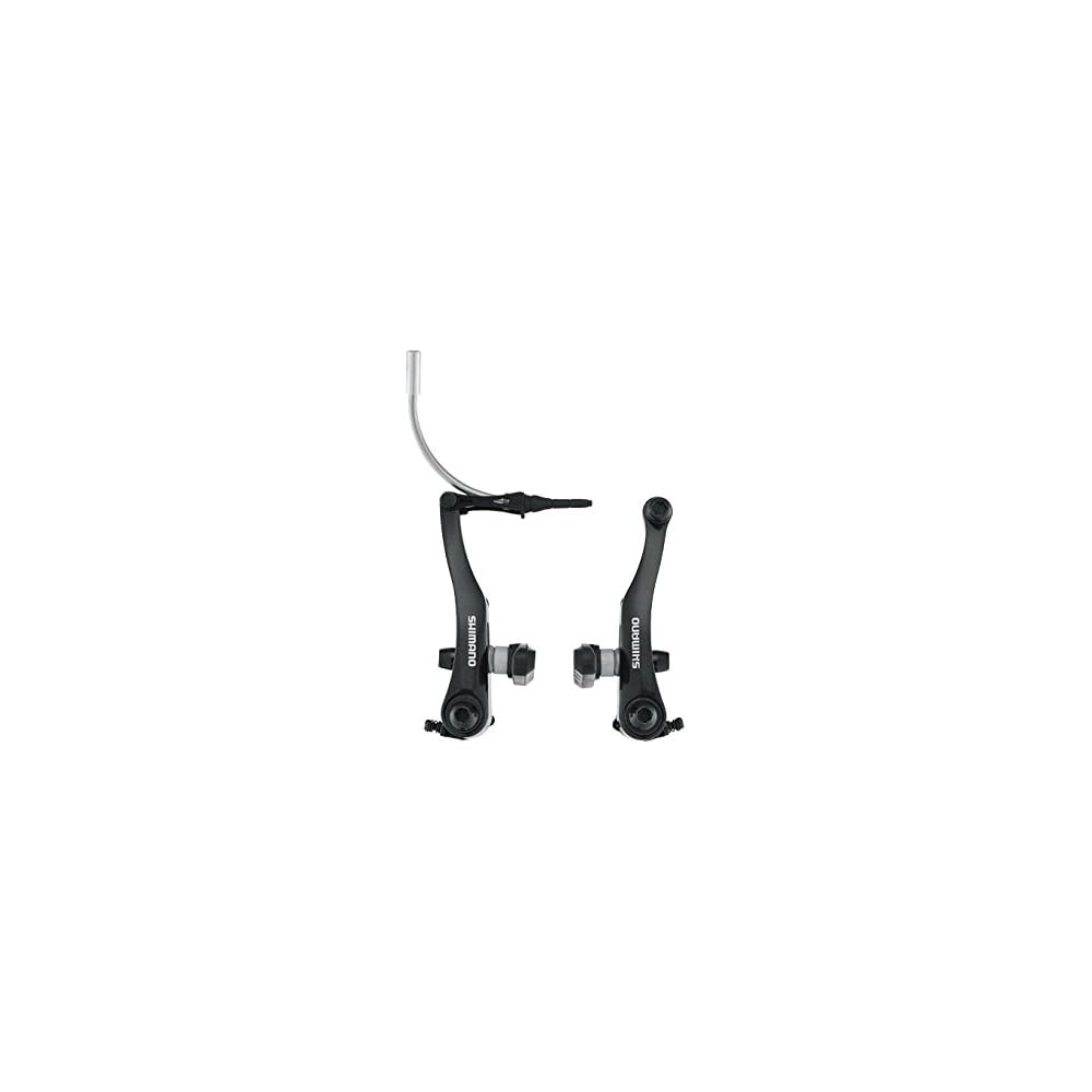Shimano V-Brake BR-R353 Front Brake with S70T Shoes 16.0/25.0mm Fixing Bolts 90mm Arch Length Black