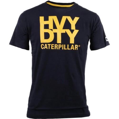 Caterpillar Мужская футболка с логотипом бренда, повышенной прочности