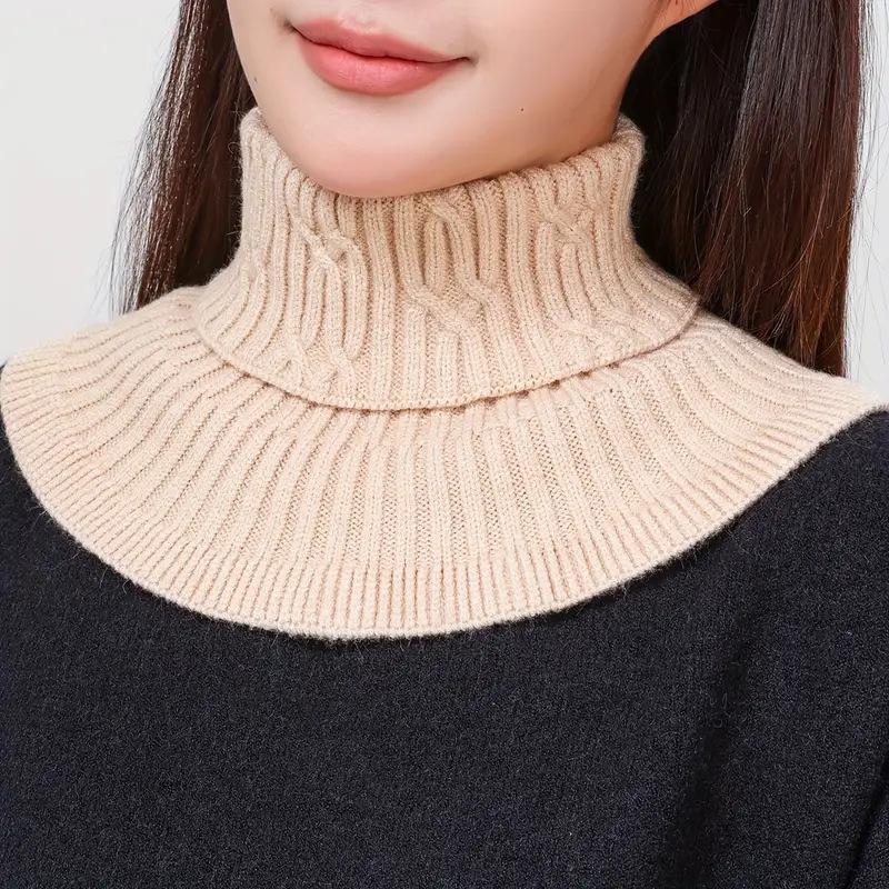 Solid Color Pullover Scarf Infinitely Elastic Autumn and Winter Cold Resistant Neck Collar Scarf