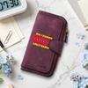 Vintage Long Wallet with Fashion Print Large Capacity Multi Card Holder for Daily Use
