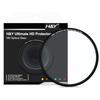 Защитный фильтр для объектива H&Y 77 мм Ultimate HD Protector, Навинчивающийся тип, Отражательная способность 0,1%, Высокая плоскостность, Тонкая рамка, Рифленая поверхность, Антистатический, Пятно-