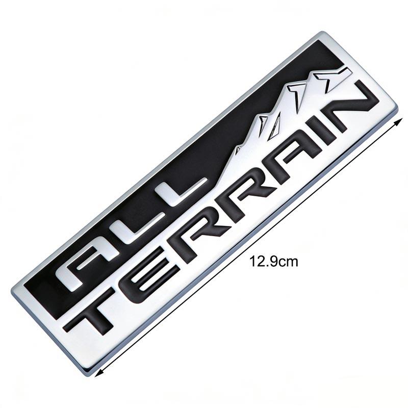 Car Metal Sticker All-Terrain Emblem Body Decor Decals For Chevrolet GMC SIERRA 2500 Silverado TrailBlazer Terrain Suburban la2