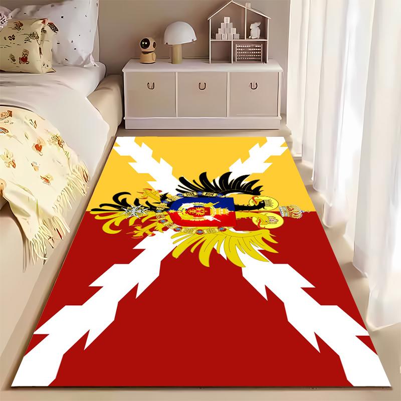 Imperial Double-Headed Eagle Coat of Arms Rug Non-slip rug suitable for living room and bedroom sofas