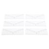 100 Sheets Disposable Eyebrow Ruler Stencils Stickers for Symmetrical Shaping Strong Adhesive Eyebro