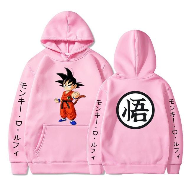 Dragonballs Goku, Perimeter Fleece Hoodie Sweater Anime Hoodie