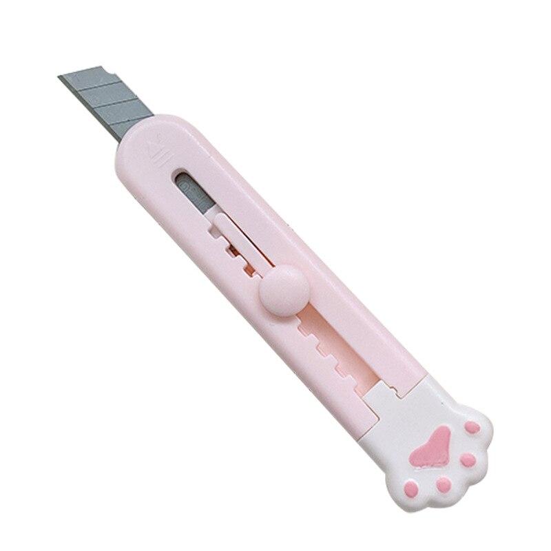 Мини-карманный нож для искусства «кошачья лапа», универсальный нож, студенческие товары для творчества, инструменты «сделай сам», креативные канцелярские принадлежности, школьные принадлежности Kawaii