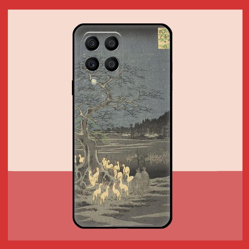 Японский чехол Укиё-э для Samsung Galaxy M56 M12 M06 M32 M52 M35 M55 M15 M11 M13 M14 M16 M36 M31 M53 M34 M54