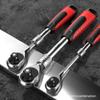 1/4" 3/8" 1/2" Inch Ratchet Wrench 72 Teeth Extending Telescopic Ratchet Socket Wrench Tool Plate Ratchet Handle Wrench Tools