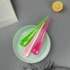 100pcs/pack Disposable Big Spoon for Ice Cream  Dessert Milkshake Cake Yogurt Drop Shape Spoon