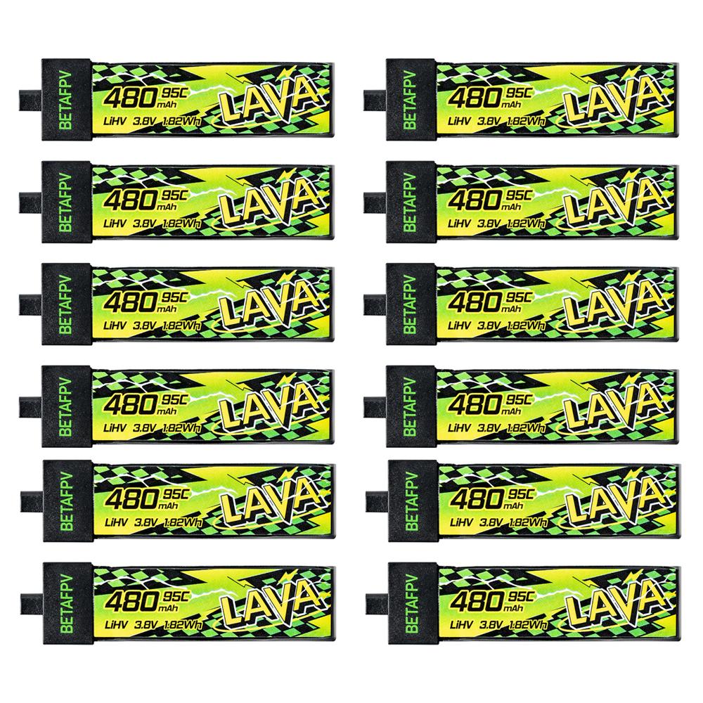 НОВЫЙ АККУМУЛЯТОР BETAFPV LAVA II 1S 95C 280 320 480 580 680 мАч 3,8 В LiHV с разъемом BT2.0 для Air65, Air75, Meteor75 Pro, Cetus Pro X