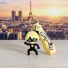 Keychain Ladybug Cat Noir Super-Cat Adrien Agreste Children's Miraculous Ladybug Figure Toy for Keys, Backpack, Bag 7 Cm