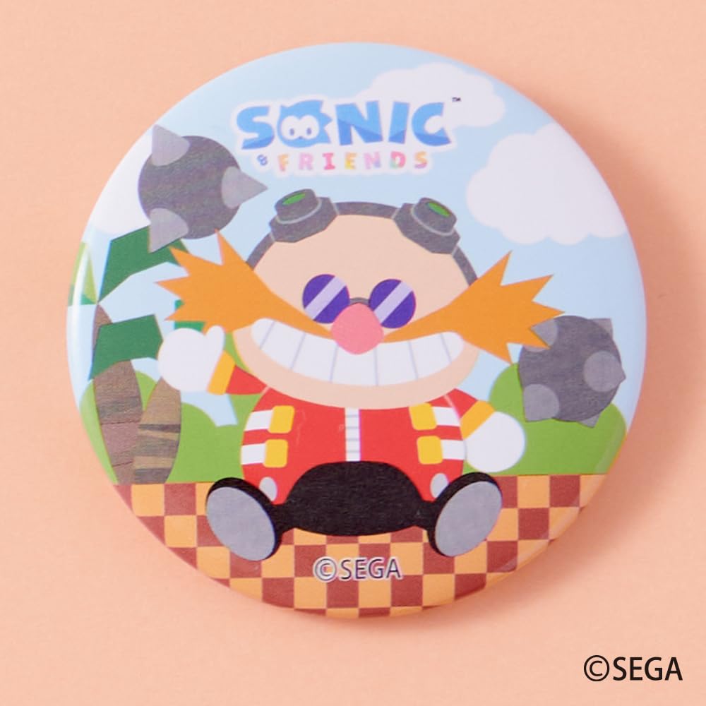 Набор значков для банок SEGA Fave SONIC FRIENDS Original BOX 1BOX 16 Всего 16 типов = штук,