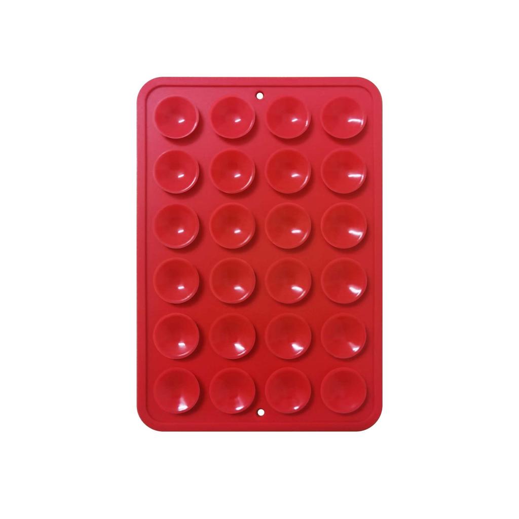 Черная силиконовая противоскользящая подставка для телефона: 24 Портативные, Минималистичные Наклейки на Присосках