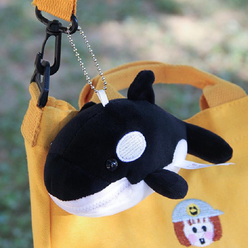 Cute Shark Blue Whale Orcinus Orca Plush Doll Pendant Wallet For Kids And Collectors