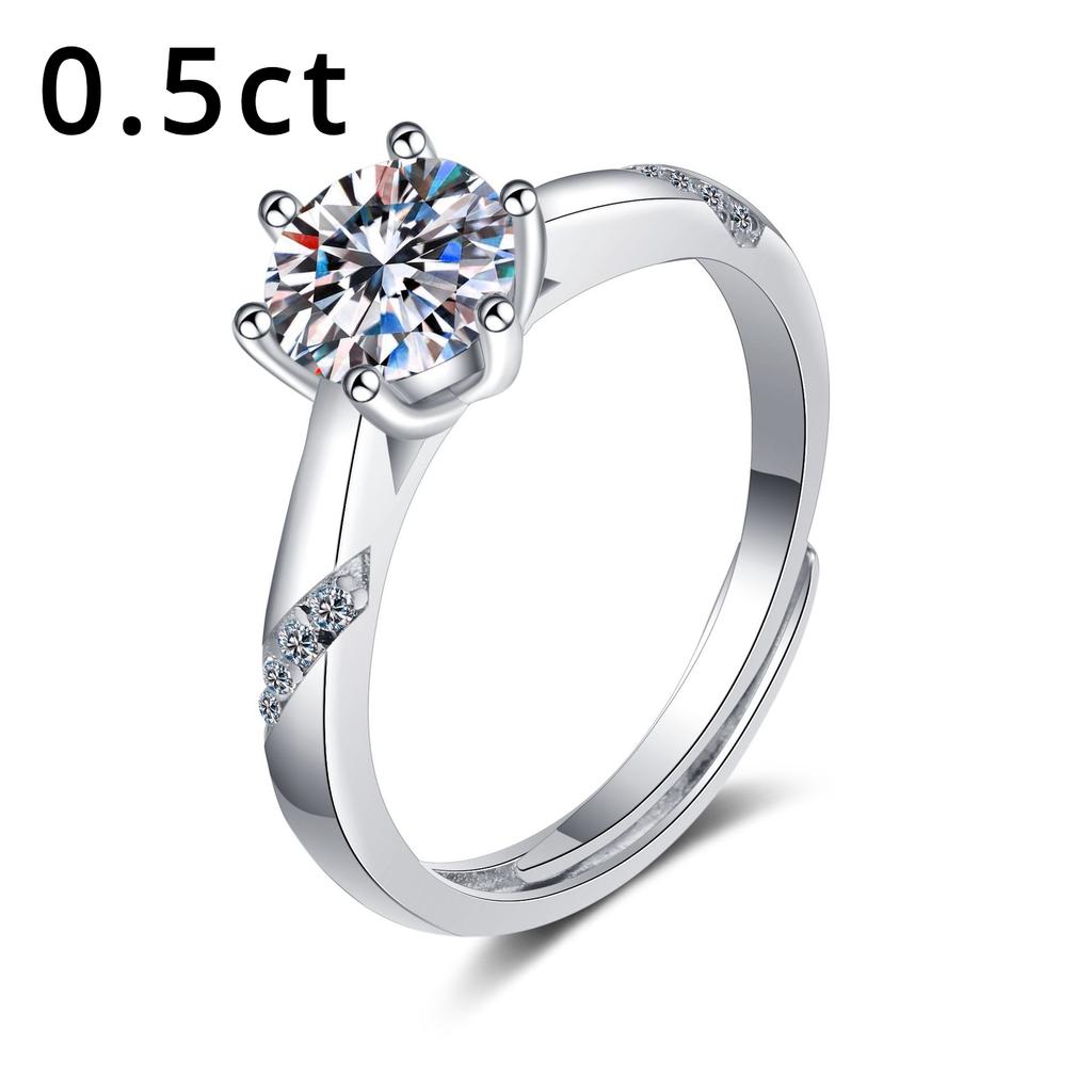 Кольцо из стерлингового серебра 925 пробы, женское кольцо с муассанитом для путешествий, золотое кольцо pt950