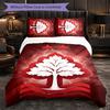 Nottingham Forest Themed Bedding 3Pcs Duvet Cover Set Decorative Bed Linen For Teen Room Home Decoration