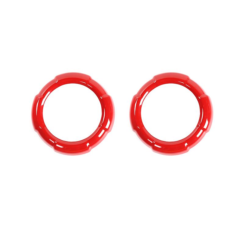 ABS Car Air Conditioning Vent Outlet Decoration Ring Cover Stickers Frame For Suzuki Jimny Up Car Interior