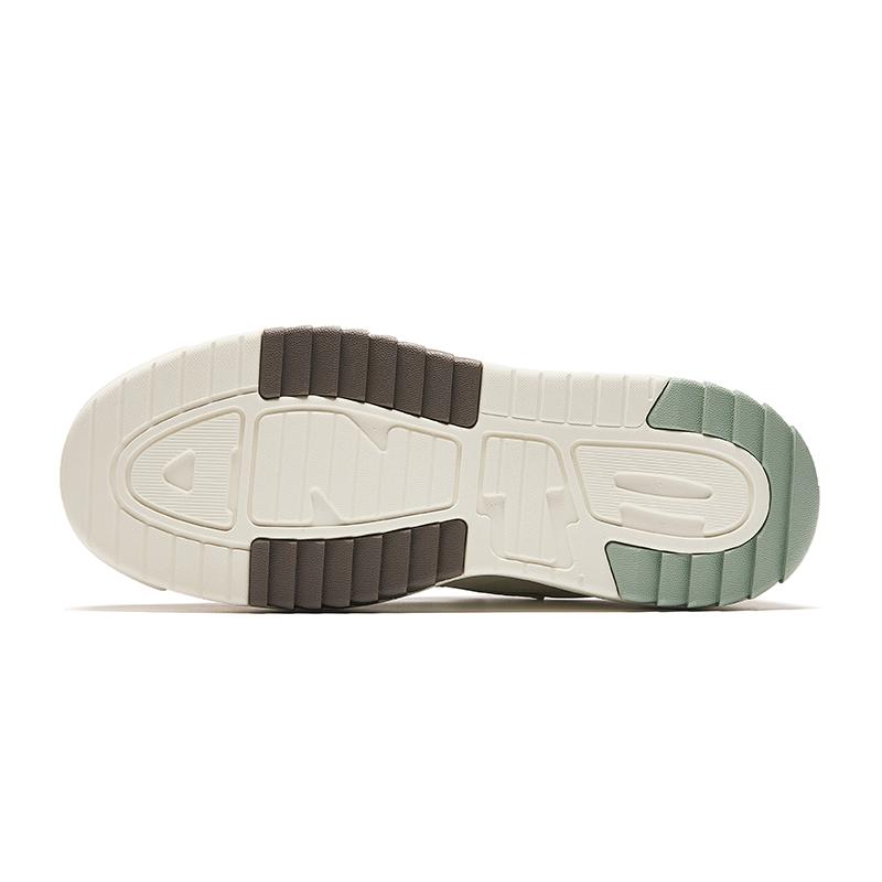 Anta Wave Shoes 2 модные универсальные прочные низкие кроссовки для скейтбординга, увеличивающие рост, мужские кроссовки белого и зеленого цвета 912438016-7