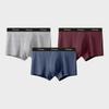 MiiOW 3Pcs Men's Underwear Boxer Shorts Youth Cotton Men's Boxing Shorts, Breathable Underwear
