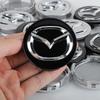 2025 Горячие 4 шт. 56 мм Наклейка на центральный колпачок колеса автомобиля Оригинальная наклейка на крышку модифицированного диска Аксессуары для Mazda 2 Axela CX-5 CX-3 Ate