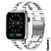 Ремешок из нержавеющей стали для Apple Watch S11 10 46мм 42мм Ultra 3 49мм 45мм 41мм 44мм Металлический ремешок для IWatch Серии 9 8 7 SE 6 5 4 3