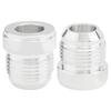 2pcs Aluminum Alloy 12AN Male Weld on Bung Fitting 12AN Male Flare Weldable Fuel Tank Fitting Adapter Connector