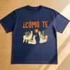 Como Te Llama Alpaca Funny Unisex T Shirt Cute Animal Spanish Humor Graphic Tee Casual Summer Streetwear Top