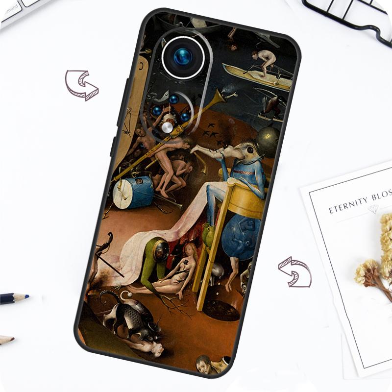 Художественный чехол Иеронима Босха Для Honor Magic 7 Pro 5 6 Lite Honor 200 Pro 50 70 90 X8b X9a X8a X8 X9 X9c X9b Чехол