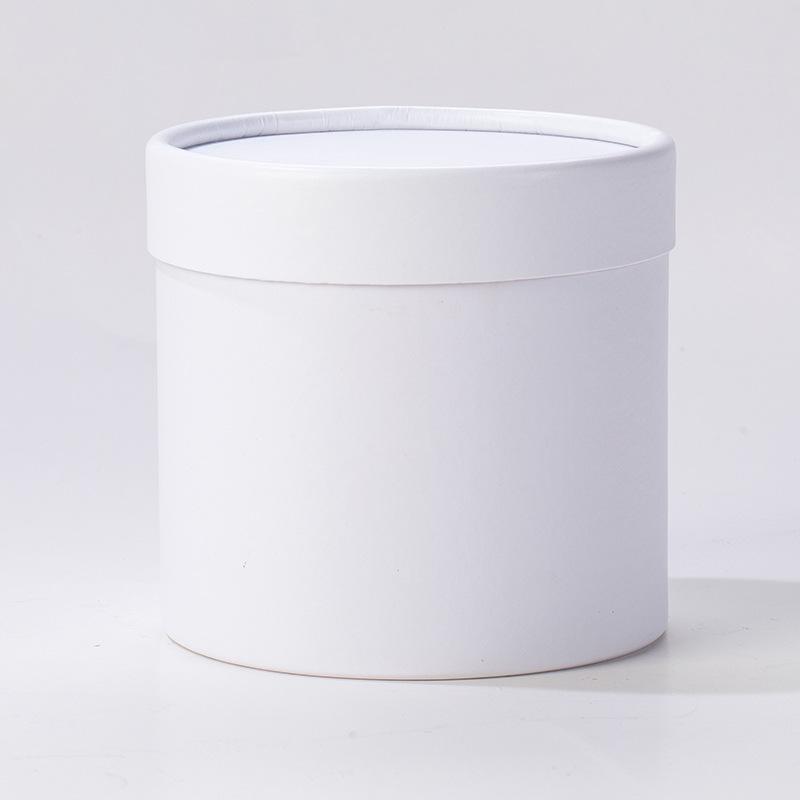 Round Flower Paper Boxes Lid Bucket Gift Packaging Box Gift Candy Bar Party Wedding Gift Storage Boxes