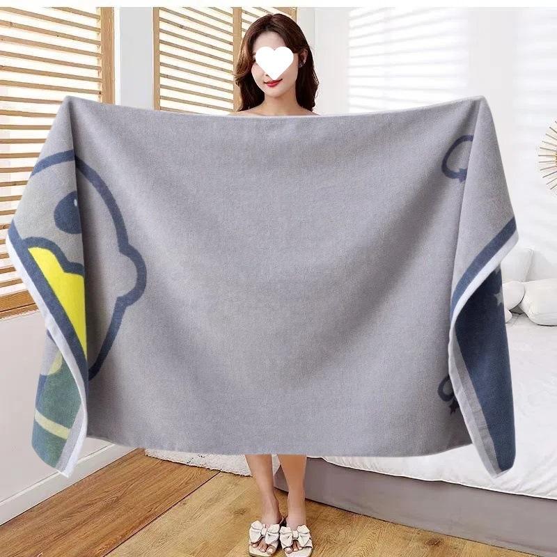 Премиальное мягкое и впитывающее банное полотенце из 100% хлопка - Большой размер для взрослых и детей